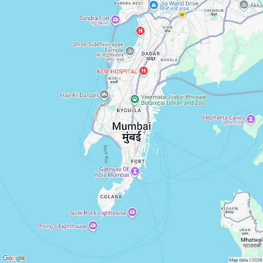 Campus location map